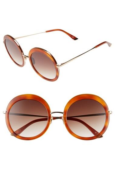 Women's Sunday Somewhere 'abella' 55mm Round Sunglasses -