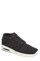 Men's Nike Sb Stefan Janoski Max Mid Skate Shoe .5 M - Black