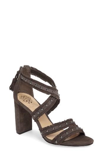 Women's Vince Camuto Machila Block Heel Sandal M - Grey