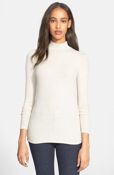 Women's Atm Anthony Thomas Melillo Rib Mock Neck Top