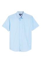 Men's Cutter & Buck Kaleb Classic Fit Scribble Print Sport Shirt - Blue