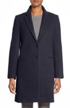 Women's Charles Gray London Wool Blend College Coat - Blue