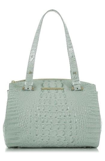 Brahmin Small Alice Melbourne Leather Satchel - Blue