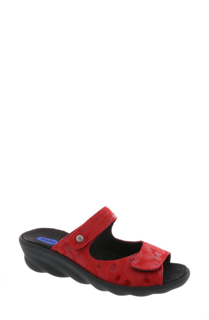 Women's Wolky Bolena Slide Sandal -10.5us / 42eu - Red