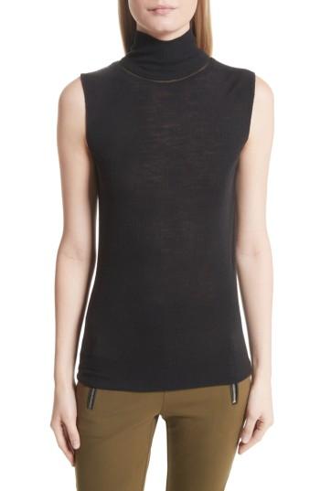 Women's Rag & Bone Nova Wool Turtleneck - Black