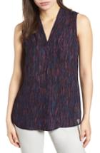 Women's Nic+zoe Crystal Streaks Top - Purple