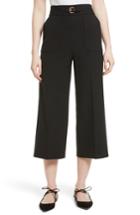 Women's Red Valentino Belt Detail Culottes Us / 48 It - Black