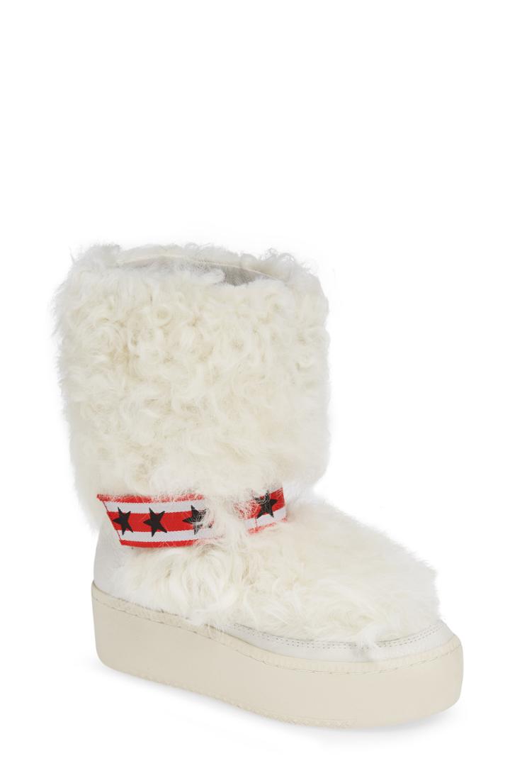 Women's Ash Cool Genuine Shearling Boot Us / 36eu - White