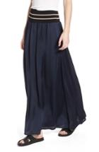 Women's Scotch & Soda Stripe Waist Maxi Skirt - Blue