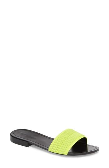 Women's Kendall + Kylie Kennedy Slide Sandal .5 M - Yellow