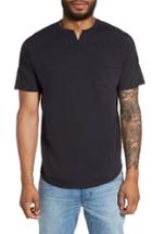 Men's Good Man Brand Notch Neck T-shirt, Size - Blue