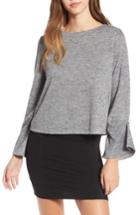 Women's Leith Imitation Pearl Detail Top, Size - Grey