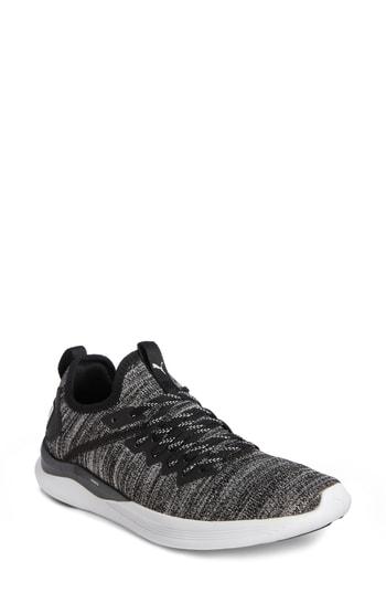Women's Puma Ignite Flash Evoknit Training Shoe M - Black