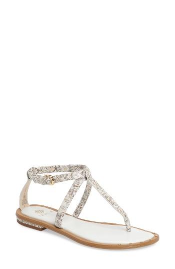 Women's Isola Mackenzie T-strap Sandal M - White