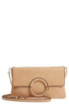 Sole Society Faux Leather Clutch - Green
