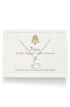 Women's Ija 'small Zodiac' Sterling Silver Necklace