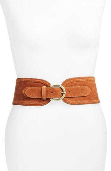 Women's Elise M. 'vicky' Suede Belt - Cognac
