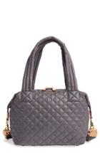 Mz Wallace 'medium Sutton' Quilted Oxford Nylon Shoulder Tote - Blue