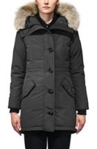 Women's Canada Goose Rossclair Fusion Fit Genuine Coyote Fur Trim Down Parka (0) - Grey