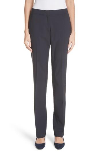 Women's Lafayette 148 New York Manhattan Slim Pants - Blue