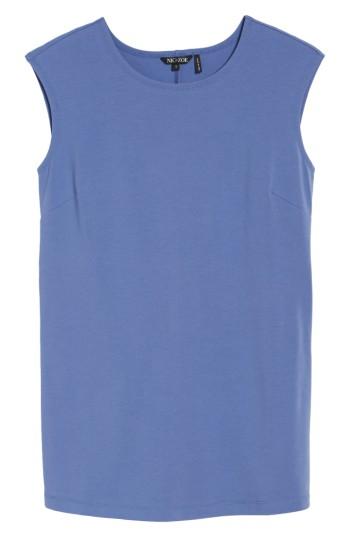 Petite Women's Nic+zoe 'perfect Layer' Tank, Size P - Blue