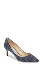 Women's Jimmy Choo Romy Woven Pointy Toe Pump Us / 34eu - Blue
