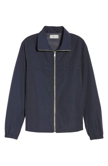 Men's Vince Regular Fit Bomber Jacket - Blue