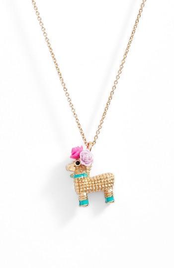 Women's Kate Spade New York Haute Stuff Pinata Pendant Necklace