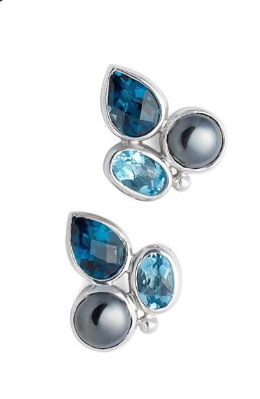 Women's Anzie 'bouquet' Semiprecious Stone Cluster Earrings