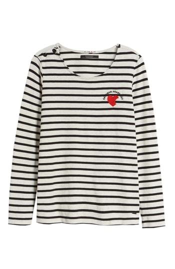 Women's Scotch & Soda Breton Stripe Long Sleeve Tee