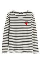 Women's Scotch & Soda Breton Stripe Long Sleeve Tee