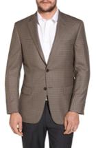 Men's Hart Schaffner Marx Classic Fit Check Wool Sport Coat S - Brown