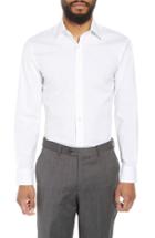 Men's Bonobos Jetsetter Slim Fit Stretch Solid Dress Shirt 35 - White