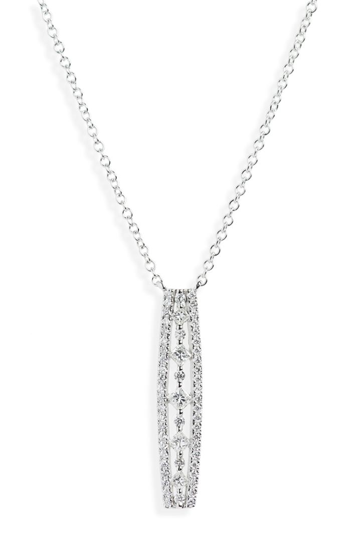 Women's Bony Levy Getty Diamond Lavalier Pendant Necklace (nordstrom Exclusive)