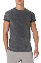 Men's Topman Acid Wash Classic Fit T-shirt - Black