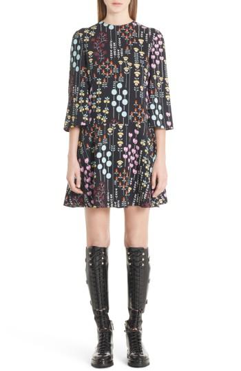 Women's Valentino Floral Stem Print Dress