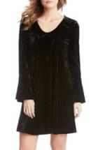 Women's Karen Kane Bell Sleeve Velvet Dress - Black
