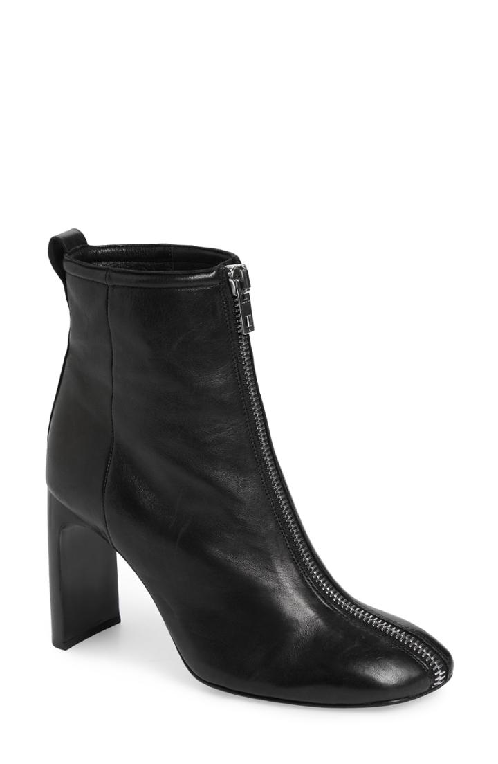 Women's Rag & Bone Ellis Front Zip Bootie Us / 38eu - Black