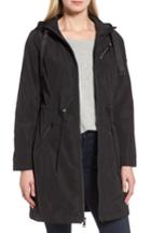 Women's Tahari Tiffany Raincoat - Black