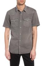 Men's Treasure & Bond Slim Fit Western Denim Shirt - Grey