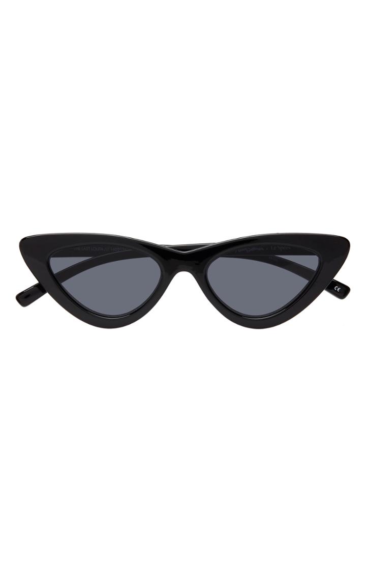 Women's Adam Selman X Le Specs Luxe Lolita 49mm Cat Eye Sunglasses - Black