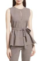 Women's Theory Portland Peplum Top, Size - Beige