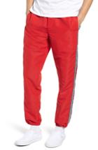 Men's Obey Regular Fit Eyes Taped Track Pants - Red