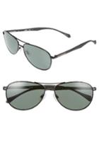 Men's Boss Polarized 60mm Sunglasses - Matte Black