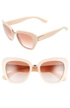 Women's Dolce & Gabbana 53mm Gradient Cat Eye Sunglasses - Pink