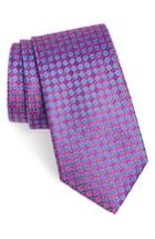 Men's Nordstrom Men's Shop Middletown Geometric Silk Tie, Size - Pink