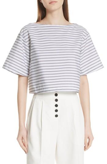 Women's A.l.c. Woodsen Stripe Top - Grey