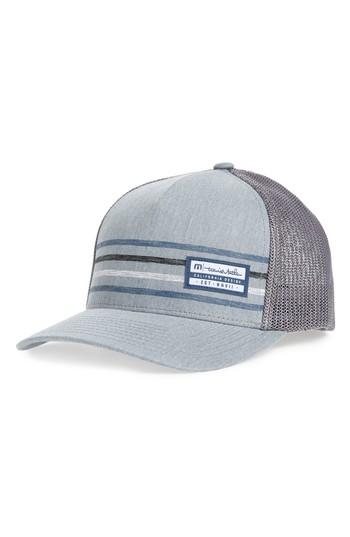 Men's Travis Mathew Angsten Baseball Cap /x-large - Grey