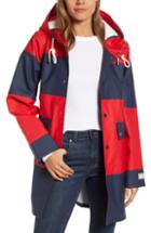 Women's Pendleton Seaside Hooded Rain Jacket - Red