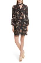 Women's Derek Lam 10 Crosby Cascade Floral Silk Blend Dress - Blue